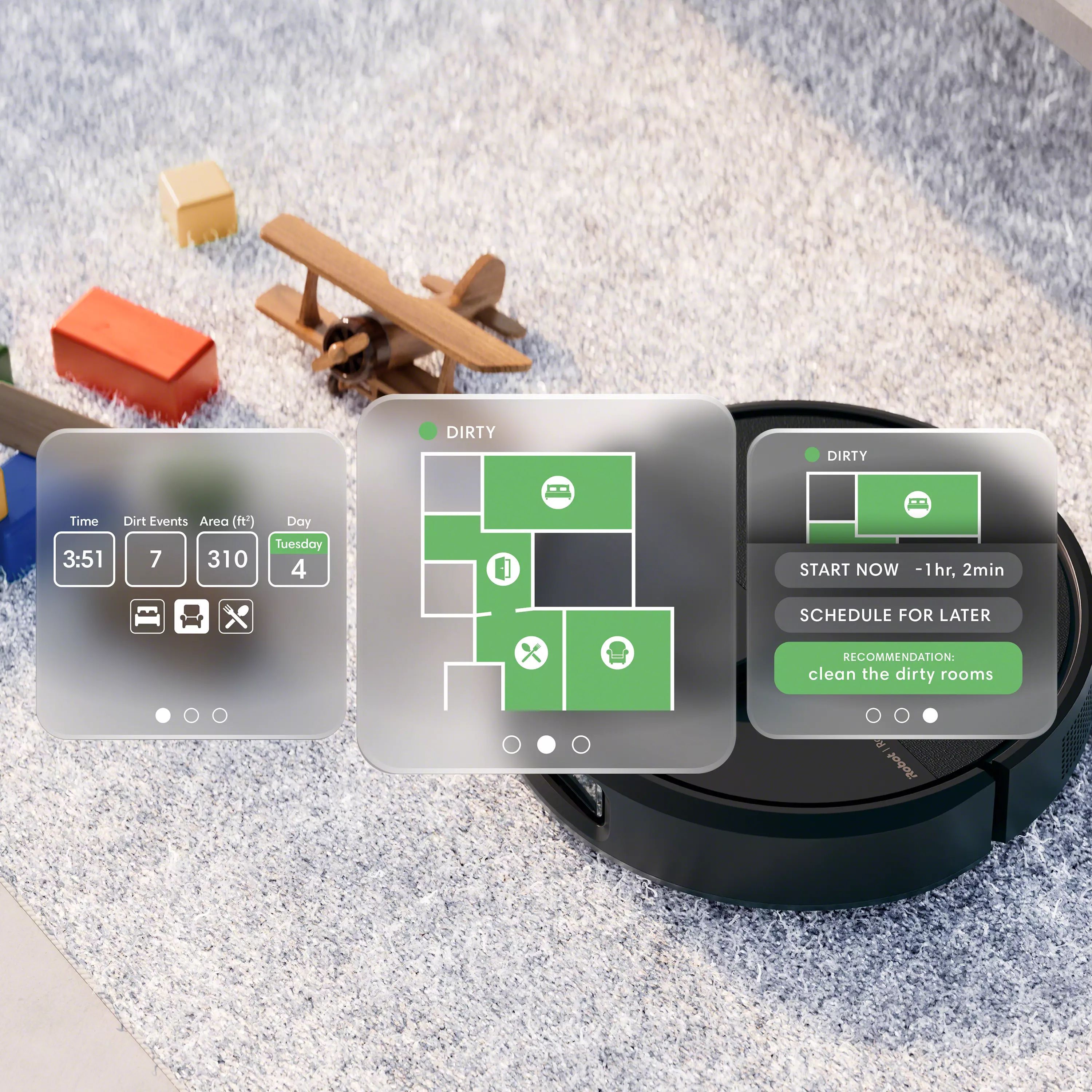 Roomba® Plus 505 Combo robot + AutoWash™ dock - White